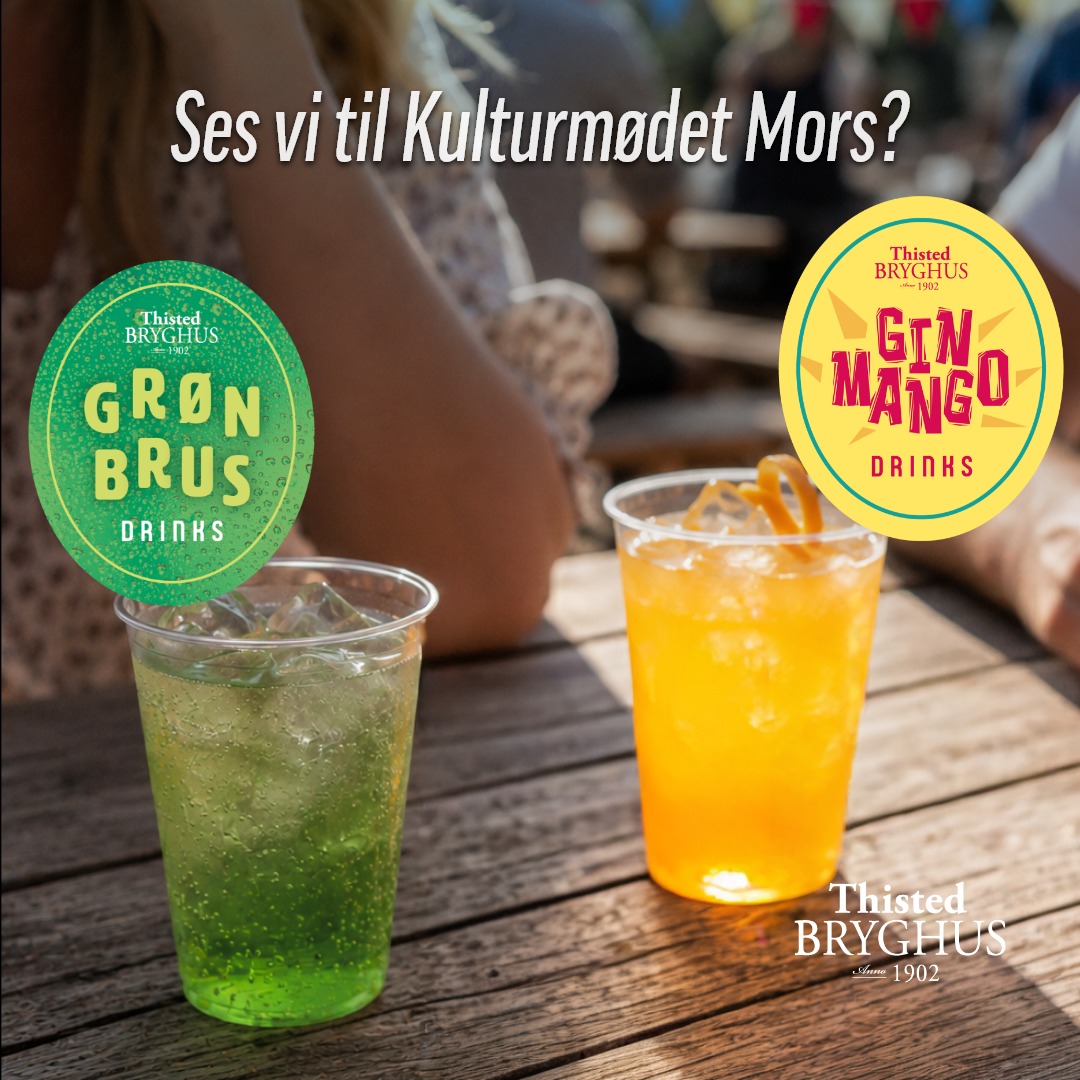 Gode smagsoplevelser til gode samtaler 🍺🍹
Når årets Kulturmøde løber af stablen på Mors, er Thisted Bryghus igen med som leverandør af øl, drinks og sodavand.
For gode samtaler kræver indimellem lidt at drikke – og vi glæder os til at være med til at skabe rammerne om nogle gode dage.
Skal vi ses til Kulturmødet? 👋
#thistedbryghus #kulturmødet #mors #smagenafgodthåndværk