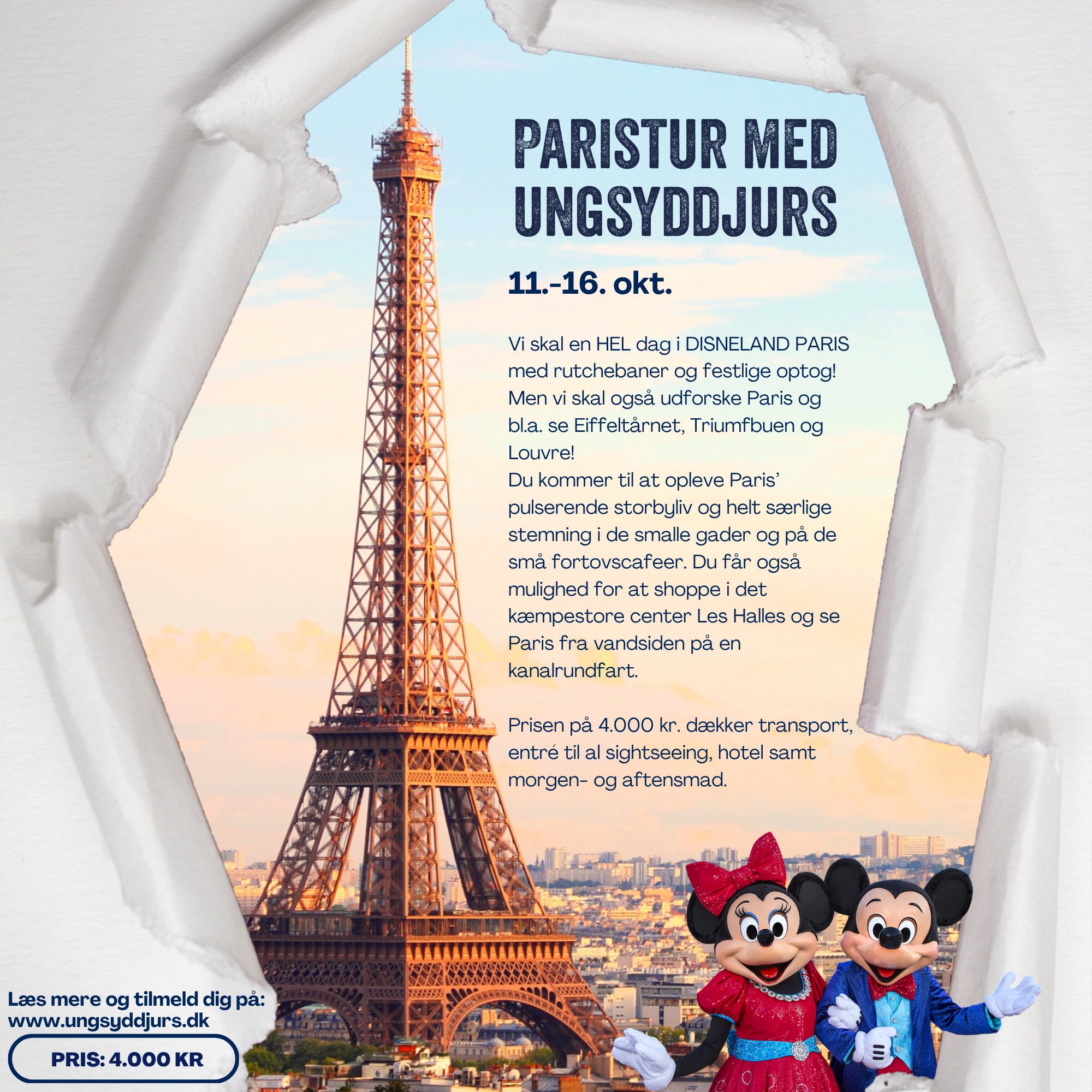 🗼 PARIS KALDER! Skal du med?? 🎢✨