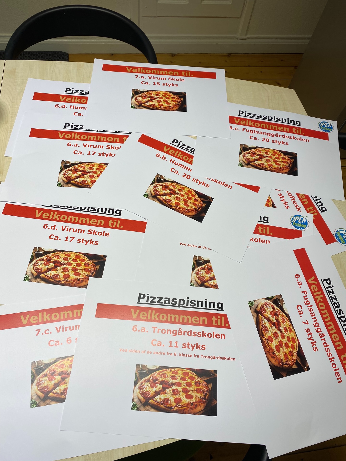 13 klasser til pizzaspisning på fredag til Open Friday 🍕
Vi er ved at få et overblik 😅👏
#LTU #openfriday