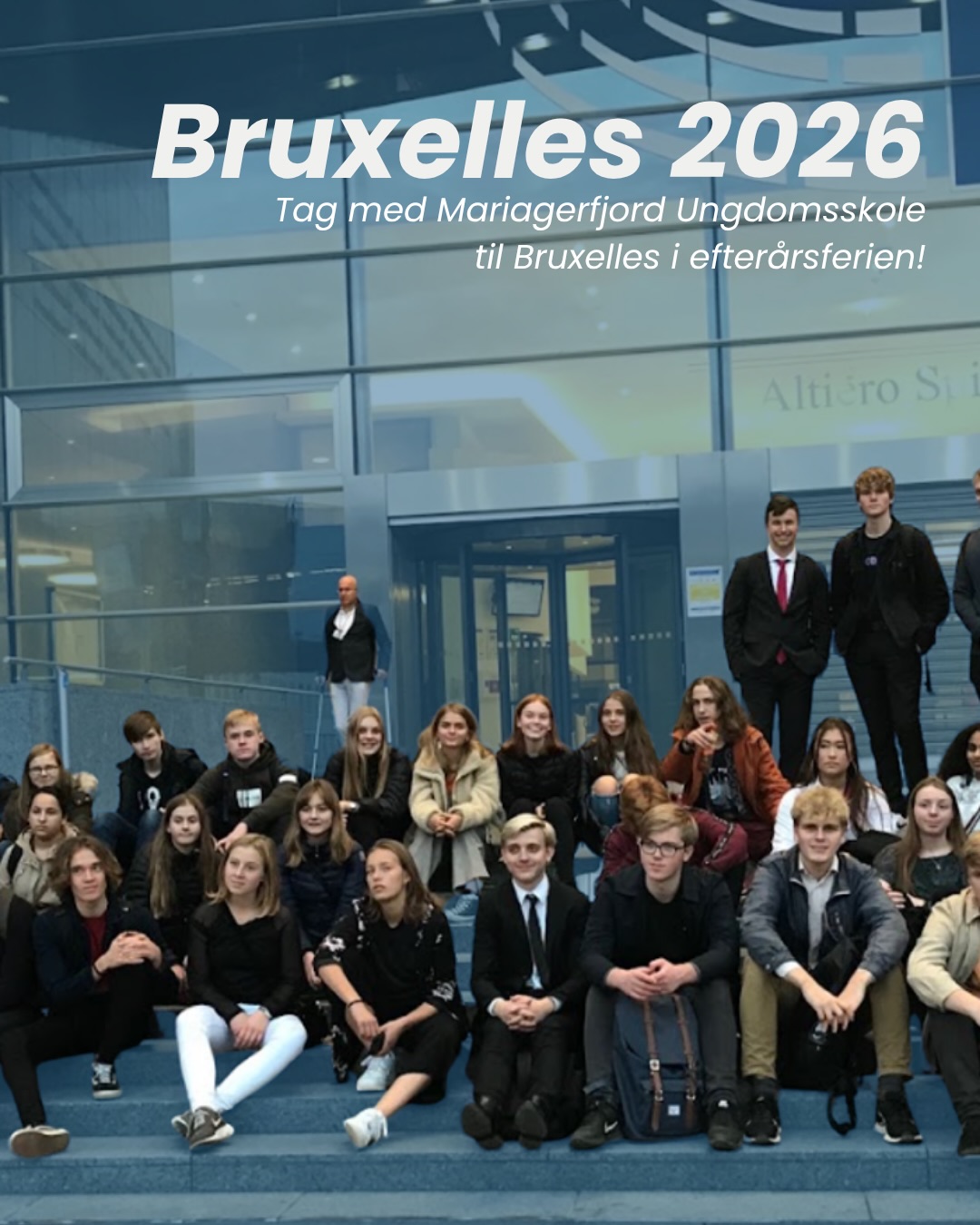 Er du nysgerrig på Europa, politik og nye oplevelser? 👀
Så tag med @mariagerfjordungdomsskole til Bruxelles i efterårsferien! ✈️
Sammen med unge fra Rebild og Frederikshavn oplever vi EU’s hovedstad med besøg i Europa-Parlamentet, den historiske Grand Place, museer og selvfølgelig belgisk chokolade og vafler! 🧇🍫
En tur fyldt med oplevelser, fællesskab og nye perspektiver! 🤲
Læs mere og tilmeld dig på:
🌐 www.mariagerfjordungdomsskole.dk
𝗟𝗜𝗡𝗞 𝗜 𝗕𝗜𝗢
@mariagerfjordungdomsskole👈
#Mariagerfjordungdomsskole #bruxelles #ture #rejse