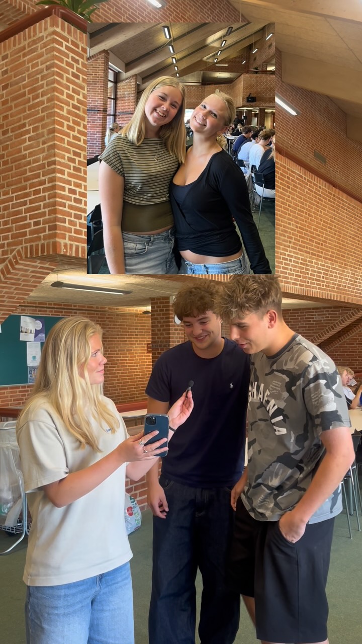 Kan eleverne gætte hinandens studieretninger? 🤔📚🙌🏼 #ringkøbinggymnasium #stx #ditg....