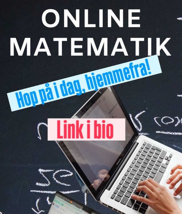 HOLD OPSTART I DAG kl. 16.30–18.30!
Jakoob er klar online til at hjælpe dig med matematikken! ➗✏️
Har du brug for hjælp til en opgave, lektier eller bare lidt ekstra støtte? Så hop online og få hjælp af Jakoob 🙌
👉 Tjek vores hold ud i bio!