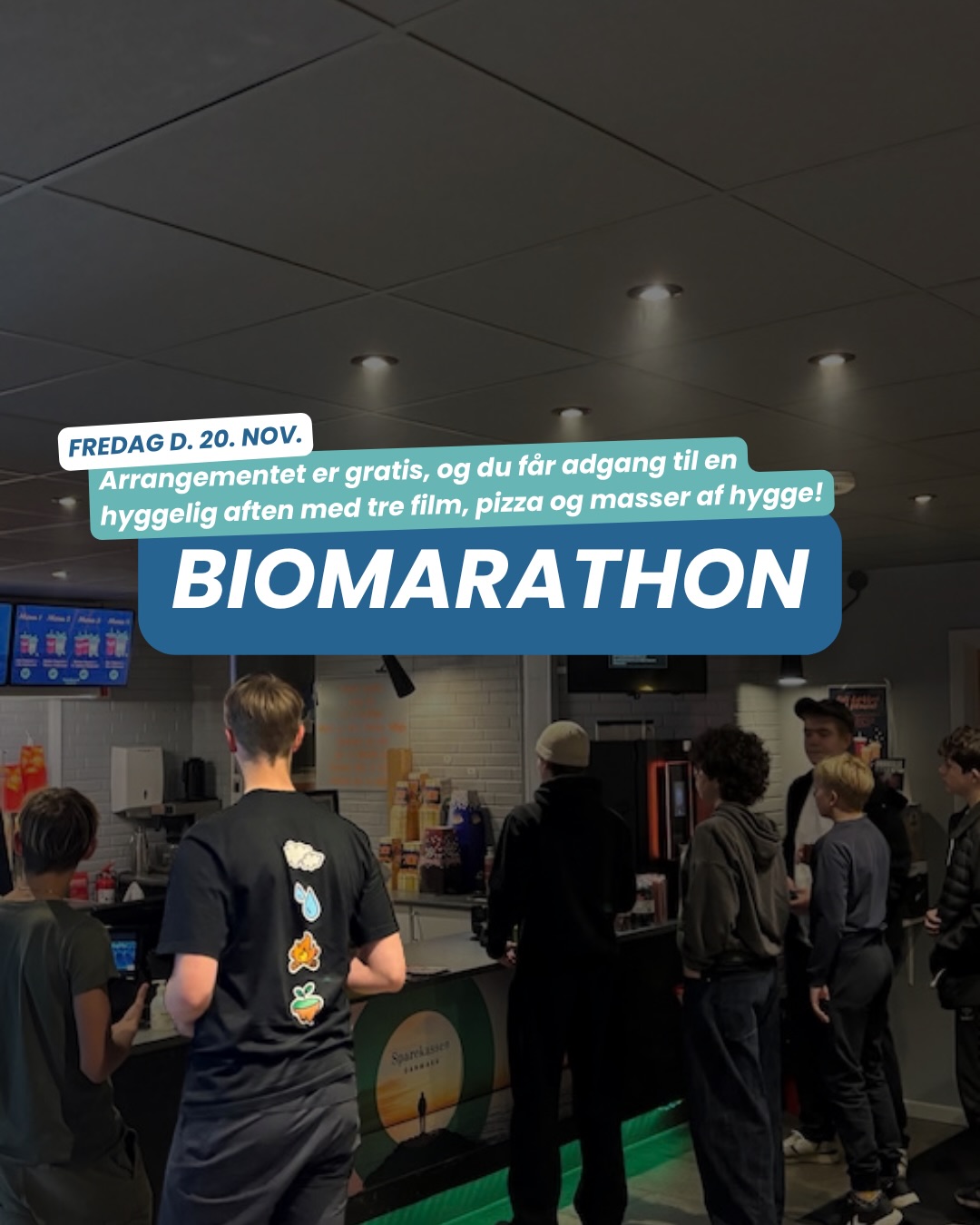 Mariagerfjord Ungdomsskole inviterer til BioMarathon i Hadsund Biograf! 🍿🎬
Fredag d. 20. november fra kl. 18.00–01.00 kan du komme med til en gratis filmaften med tre film, pizza og masser af hygge! 🍕
I bestemmer selv, hvilke tre film vi skal se! Stem på dine favoritter: ⤵️
🍿 Anchorman
🔴 Deadpool
😂 The Naked Gun
🐉 How to Train Your Dragon
🤣 Get Hard
⚔️ Den sidste viking
🚎 Vi sørger selvfølgelig for bustransport til og fra biografen 💨
👉 Arrangementet er for 13–18-årige, og tilmeldingsfristen er d. 1. november
Læs mere og tilmeld dig på:
🌐 www.mariagerfjordungdomsskole.dk
𝗟𝗜𝗡𝗞 𝗜 𝗕𝗜𝗢
@mariagerfjordungdomsskole
#Mariagerfjordungdomsskole #biomarathon #ungimariagerfjord
