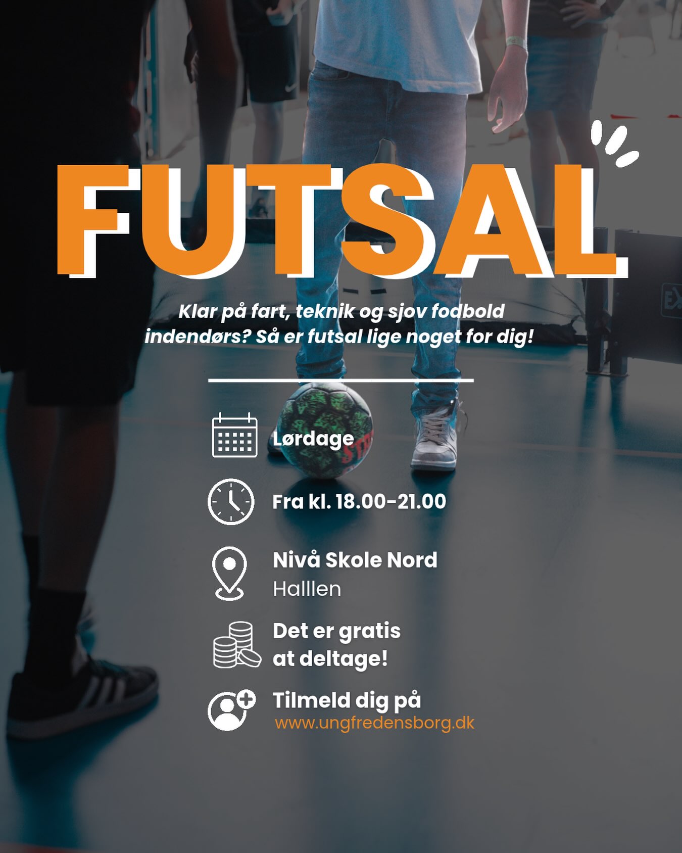 Futsal – fart, teknik og fællesskab! ⚽️
Kom med til indendørs fodbold med masser af tempo, teknik og sjov! 🙌🔥
Vi træner sammenspil, samarbejde og fairplay – og i vinterperioden deltager vi også i futsal-stævner 🏆’
Uanset niveau er du velkommen – kom og giv den gas! 💥
Læs mere og tilmeld dig på:
🌐 www.Ungfredensborg.dk
𝗟𝗜𝗡𝗞 𝗜 𝗕𝗜𝗢
@ungfredensborg
#Ungfredensborg🧡 #futsal #fritidshold #ungifredensborg